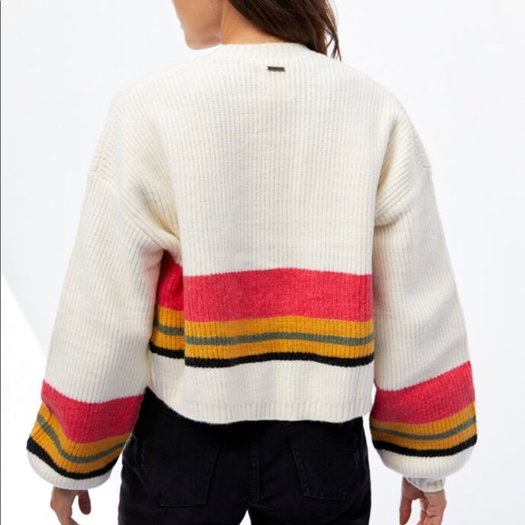 Billabong Take Me There stripe crop cardigan - Picture 3 of 6